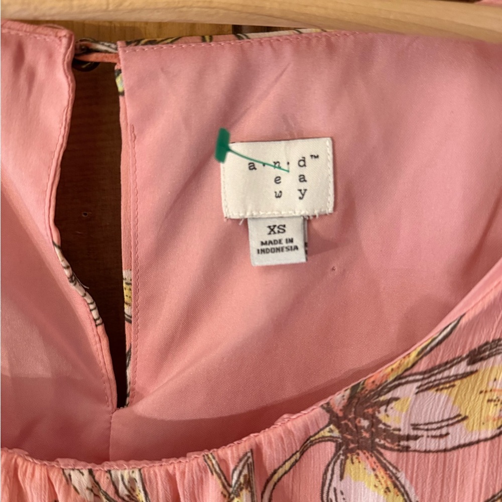Floral Pink juniors dress - Picture 2 of 2